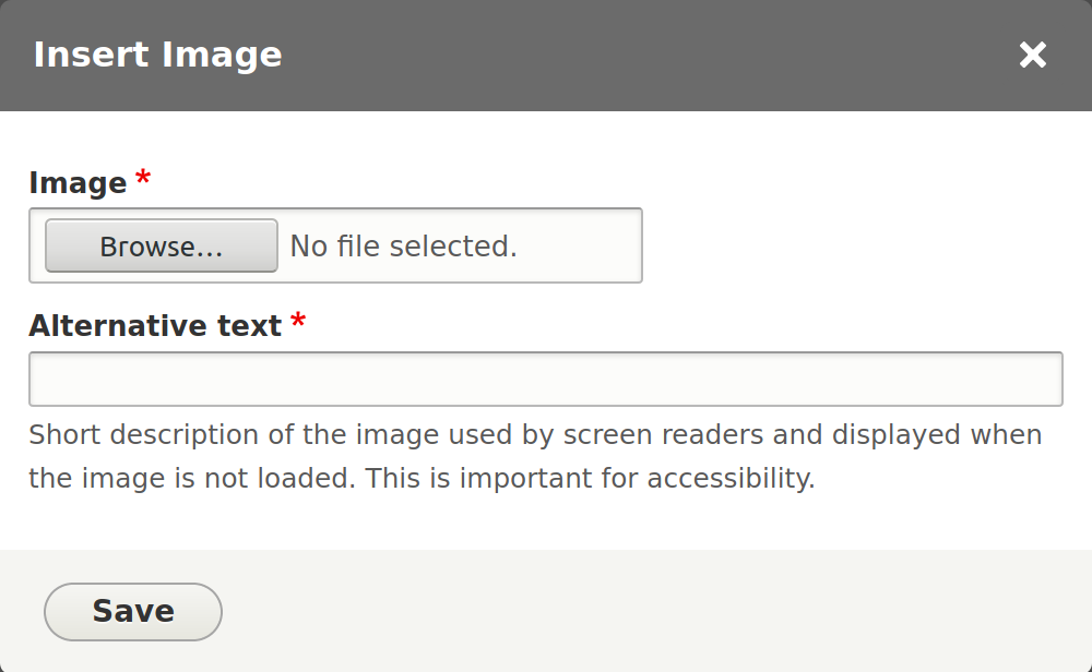 Drupal ckeditor image button upload