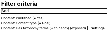 Drupal views has taxonomy terms (with depth) filter